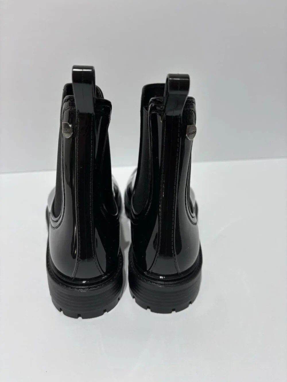 Aldo Women’s Ibaodda Black Rain Boots, Size 8.5 M